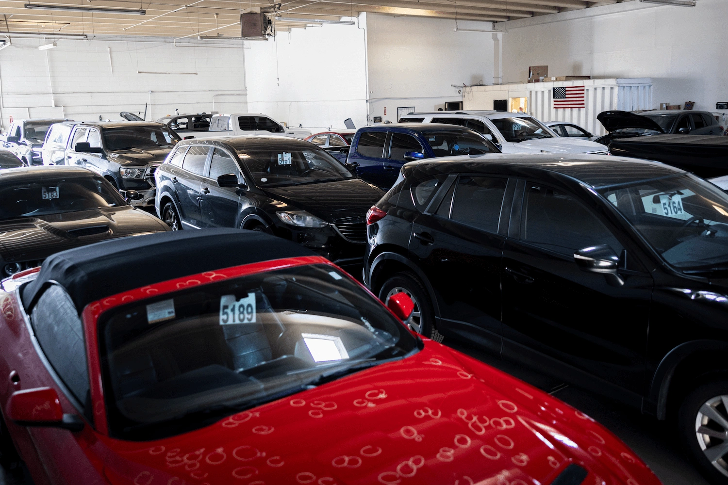 Hail Damaged Cars