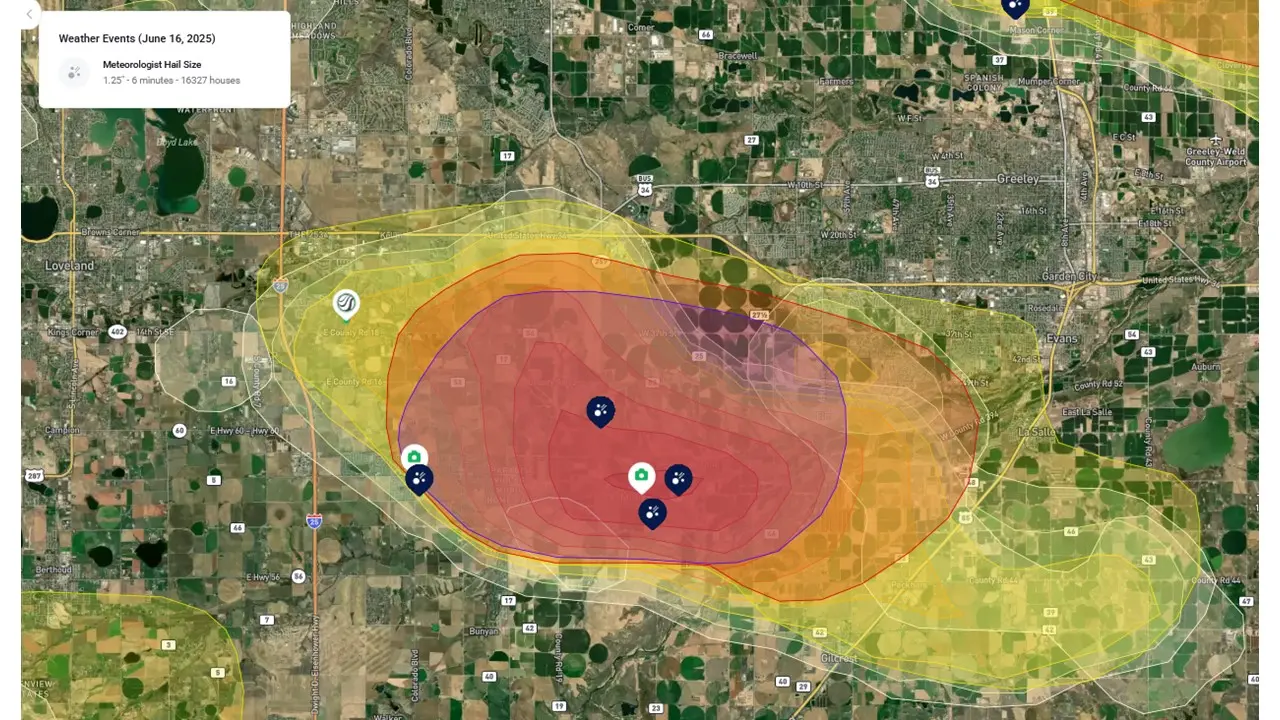johnstown-co-hail-stormjune-16-2025 Hail Damage Storm in Colorado - June, 16, 2025 - Johnstown, Loveland, Greeley